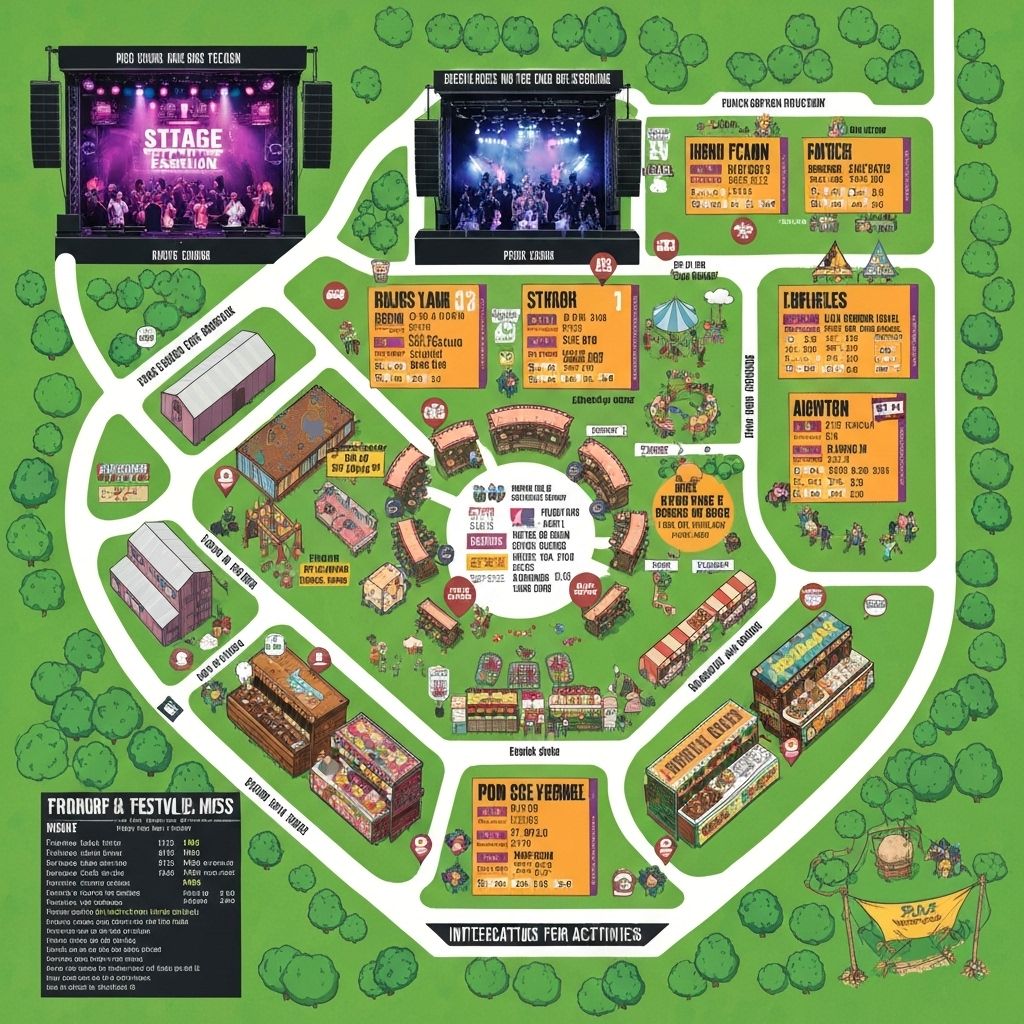 Mapa del Festival de la Esperanza